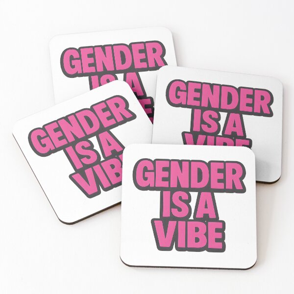 Item preview, Gender Is A Vibe – Bold Pink Typography designed and sold by Haus Of Sin.