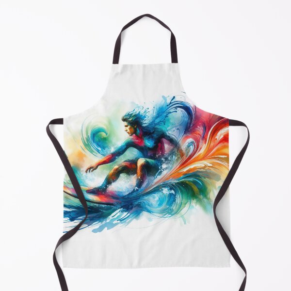 Item preview, Surfer in watercolor designed and sold by paulrommer.