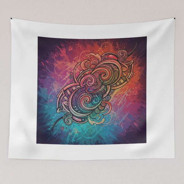 Item preview, Colorful tatoo background  designed and sold by Gihan57.