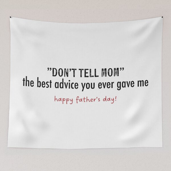 Item preview, don’t tell mom dad jokes father’s day designed and sold by KingaDesigns.
