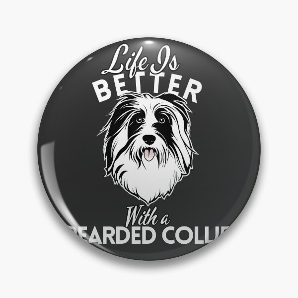 Item preview, Life Is Better With a Bearded Collie – Minimalist Herding Dog Design designed and sold by GoodyPaws.