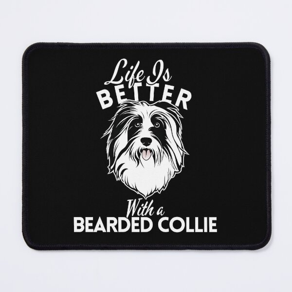 Item preview, Life Is Better With a Bearded Collie – Minimalist Herding Dog Design designed and sold by GoodyPaws.