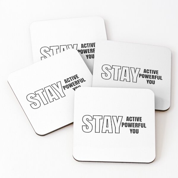 Item preview, Stay Active Stay Powerful Stay You | Fitness Motivation Quote for Athletes designed and sold by MONTRIS.