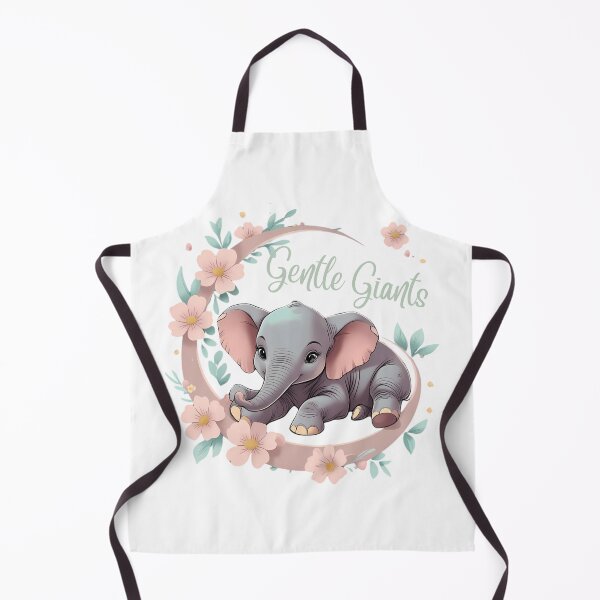 Item preview,  Retro Baby Elephant  Relaxing - Gentle Giant designed and sold by Frame of Mind .