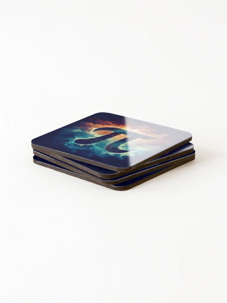 Thumbnail 4 of 5, Coasters (Set of 4), Pi designed and sold by GraphicsClub.