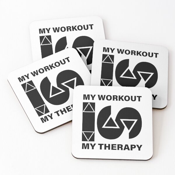 Item preview, My Workout Is My Therapy | Fitness Mental Health Gym Motivation Quote designed and sold by MONTRIS.