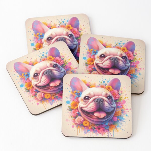 Item preview, Charming Frenchie and Blossoms designed and sold by Cuddle critters.