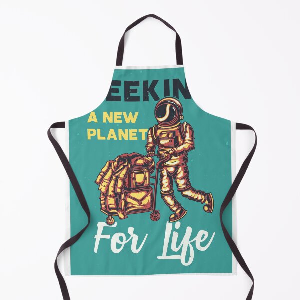 Item preview, Seeking a New Planet for Life – Retro Astronaut Illustration designed and sold by hakkimsyed.