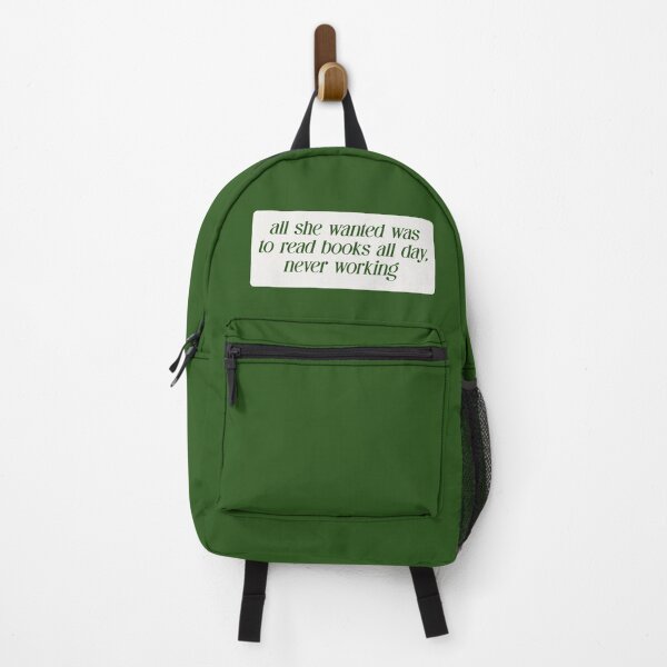 Item preview, All she wanted was to read books all day. Book Quote. designed and sold by CoCoArt-Ua.
