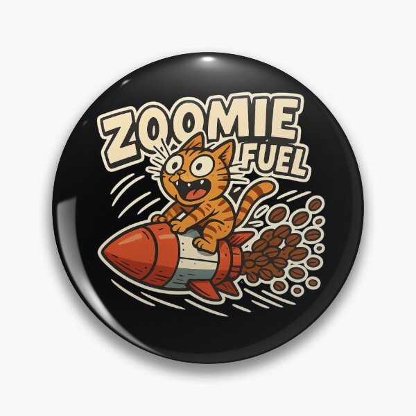 Item preview, Zoomie Fuel – Caffeine-Powered Cat on a Mission designed and sold by sekrecja.
