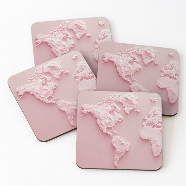 Item preview, Pastel World Map with Soft Texture designed and sold by MatvHelen.