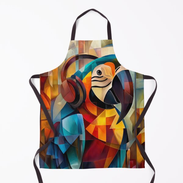 Item preview, Charming Parrot – Cubist DJ of the Jungle designed and sold by Moisky Art.