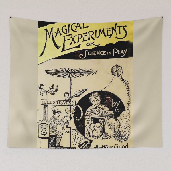 Item preview, Magical Experiments Science at Play  vintage book cover designed and sold by Vintage Designs +.