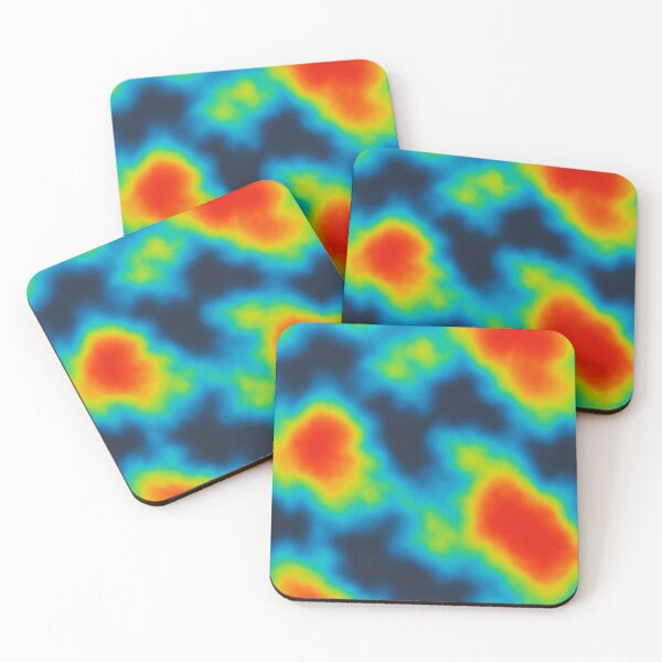 Item preview, Psychedelic Heatmap Abstract Pattern designed and sold by weirdfishes123.
