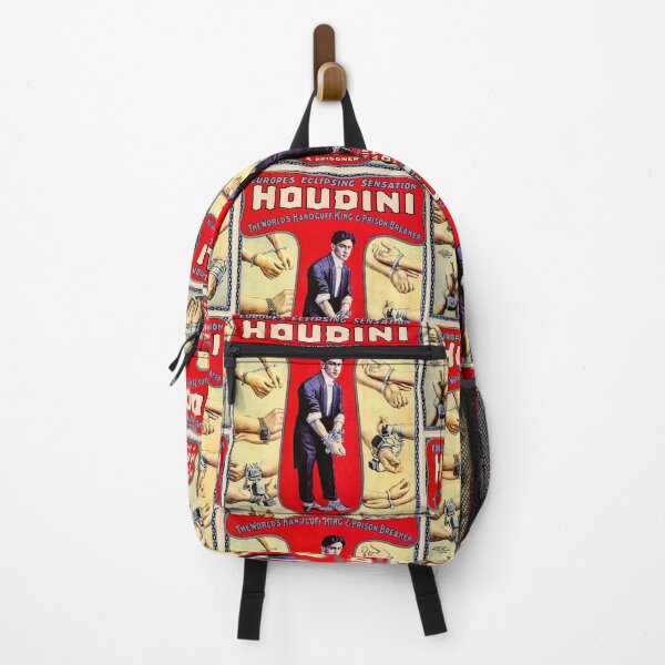 Item preview, Vintage Houdini Magic escapist poster art designed and sold by Vintage Designs +.