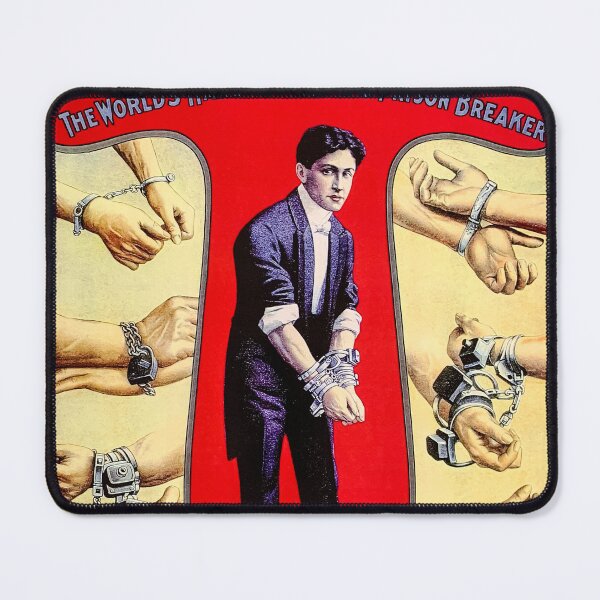 Item preview, Vintage Houdini Magic escapist poster art designed and sold by Vintage Designs +.