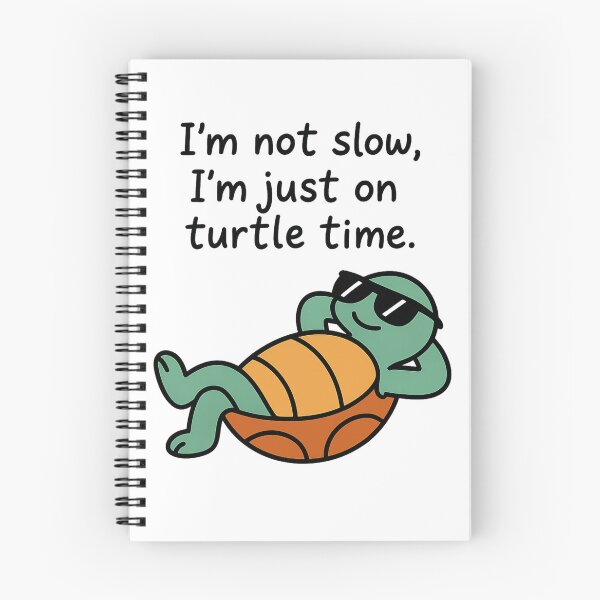 Item preview, Turtle Time – Funny Minimalist Chill Turtle Design designed and sold by Sara Raad.