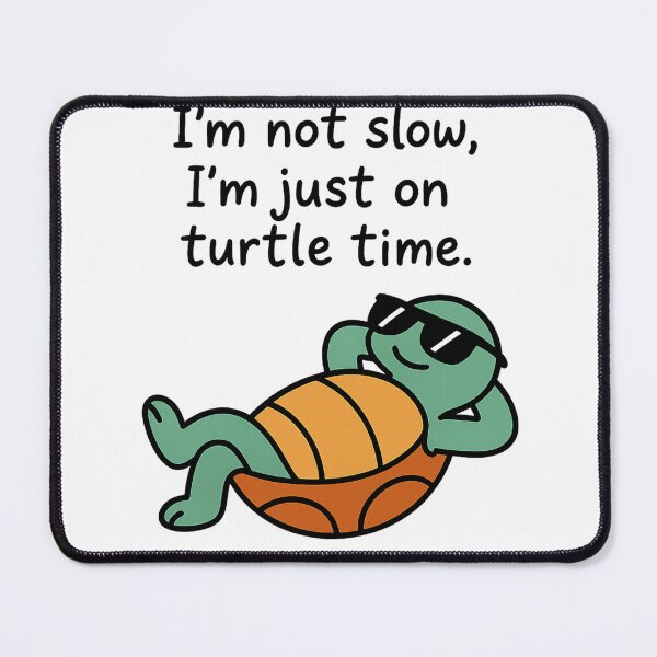 Item preview, Turtle Time – Funny Minimalist Chill Turtle Design designed and sold by Sara Raad.