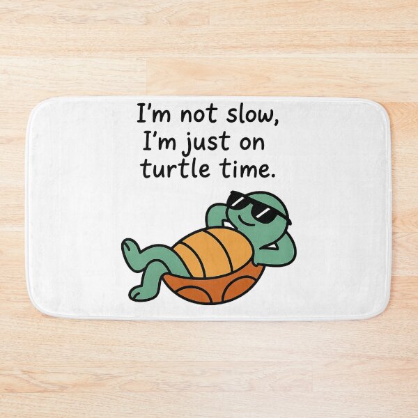 Item preview, Turtle Time – Funny Minimalist Chill Turtle Design designed and sold by Sara Raad.