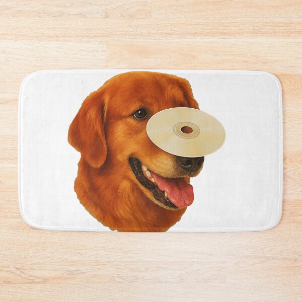 Item preview, Golden Retriever with CD Nose Funny Dog Art designed and sold by weirdfishes123.