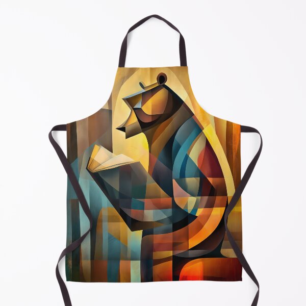 Item preview, Charming Bear – Cubist Reader in Deep Thought designed and sold by Moisky Art.
