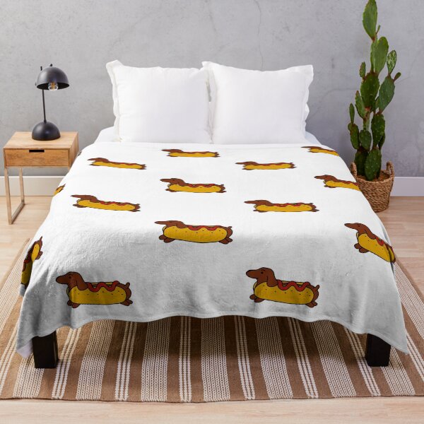 Item preview, Hot Dog Dog – Sausage Dog in a Bun Funny Sticker designed and sold by Doctor Michaela.