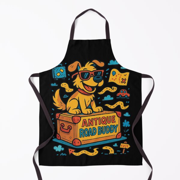 Item preview, Antiquing Road Buddy Hund Abenteuer designed and sold by LuminOrb.