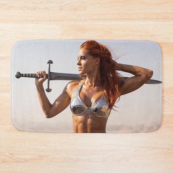 Item preview, Medieval Fantasy Swords woman warrior classic elegant fantasy illustration art designed and sold by Vintage Designs +.