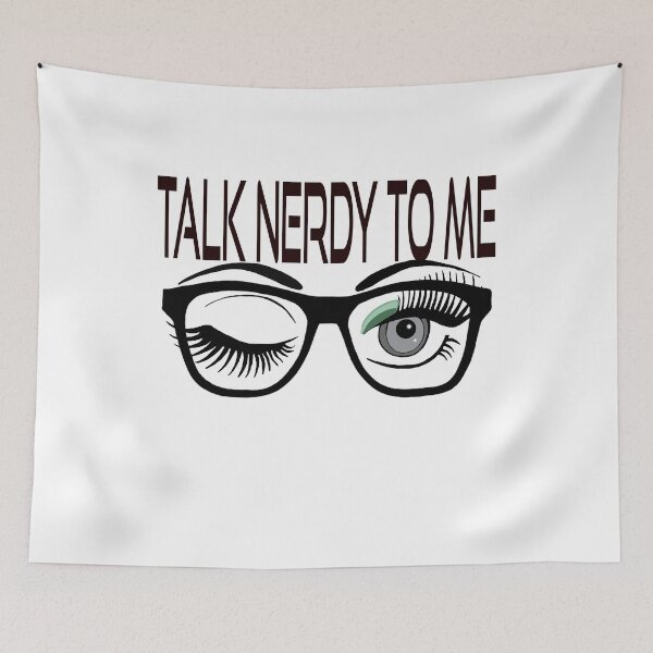 Item preview, Talk Nerdy To Me Geek Glasses Winking Eye Green Shadow designed and sold by Swigalicious.