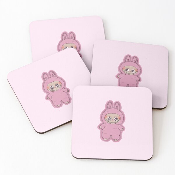 Item preview, Lychee Berry - Pink Labubu - Popmart Inspired - The Monsters designed and sold by Rhi Designs.