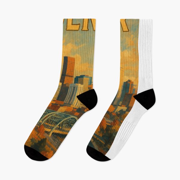 Item preview, Denver Colorado Skyline with Autumn Colors designed and sold by Aryabek.