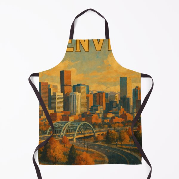 Item preview, Denver Colorado Skyline with Autumn Colors designed and sold by Aryabek.