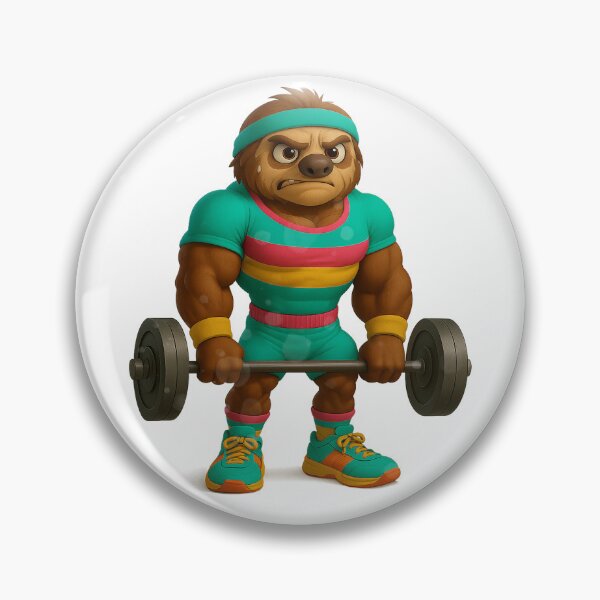 Item preview, Sid the swole sloth designed and sold by AndrewD.