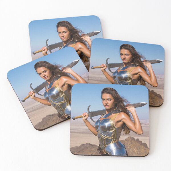Item preview,  Medieval Fantasy Swords woman warrior classic elegant fantasy illustration art designed and sold by Vintage Designs +.