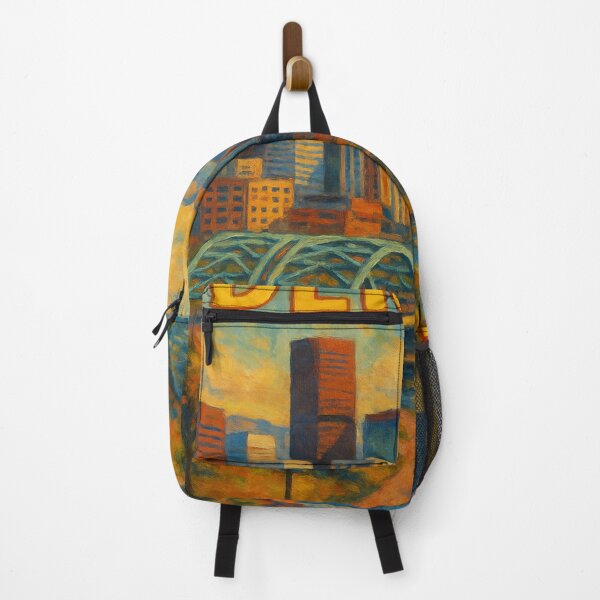 Item preview, Denver Skyline and South Platte River at Sunset designed and sold by Aryabek.