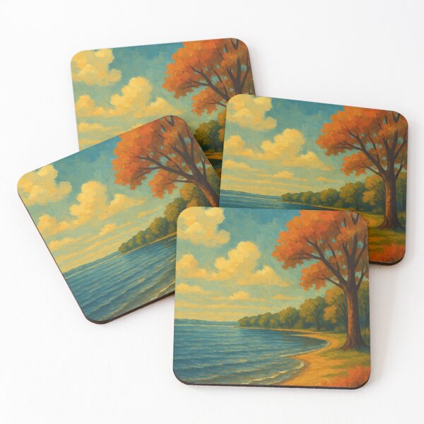 Item preview, Lake Kegonsa State Park Autumn Shoreline designed and sold by Aryabek.