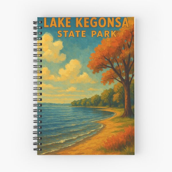 Item preview, Lake Kegonsa State Park Autumn Shoreline designed and sold by Aryabek.