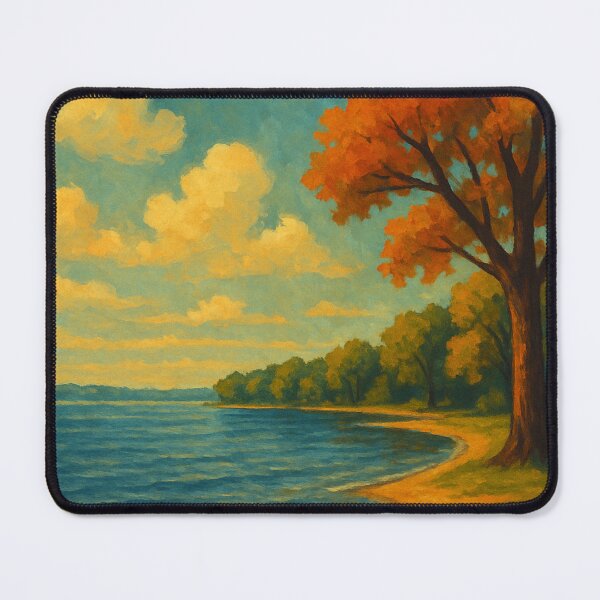 Item preview, Lake Kegonsa State Park Autumn Shoreline designed and sold by Aryabek.