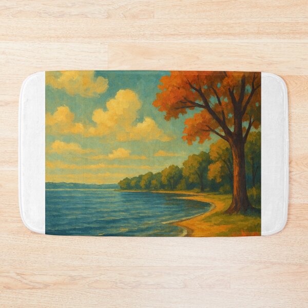 Item preview, Lake Kegonsa State Park Autumn Shoreline designed and sold by Aryabek.