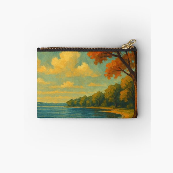Item preview, Lake Kegonsa State Park Autumn Shoreline designed and sold by Aryabek.