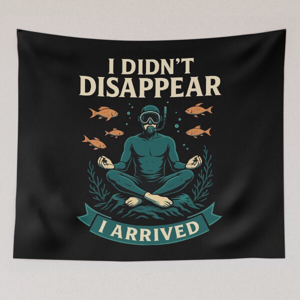 Item preview, Taucher Ozean I Didn't Disappear designed and sold by LuminOrb.