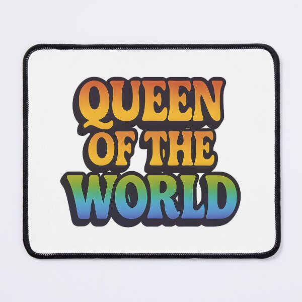 Item preview, Queen Of The World – Bold Pride Typography designed and sold by Haus Of Sin.