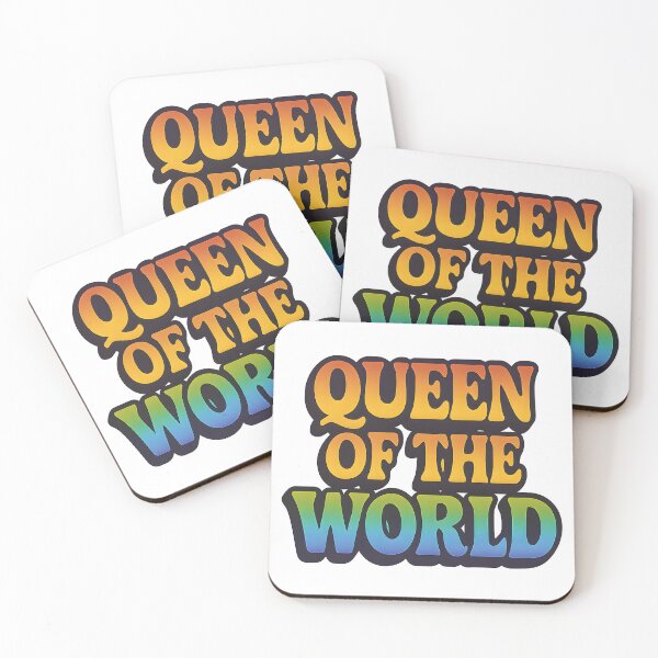 Item preview, Queen Of The World – Bold Pride Typography designed and sold by Haus Of Sin.