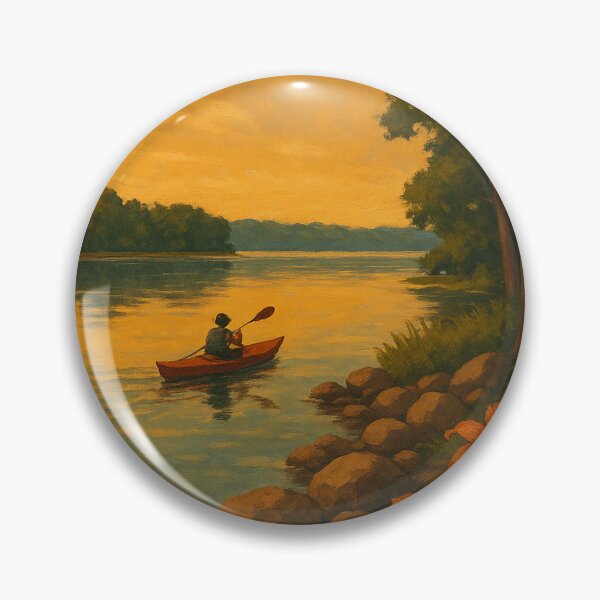 Item preview, Lake Kegonsa Sunset Paddle Scene designed and sold by Aryabek.