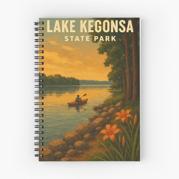 Item preview, Lake Kegonsa Sunset Paddle Scene designed and sold by Aryabek.
