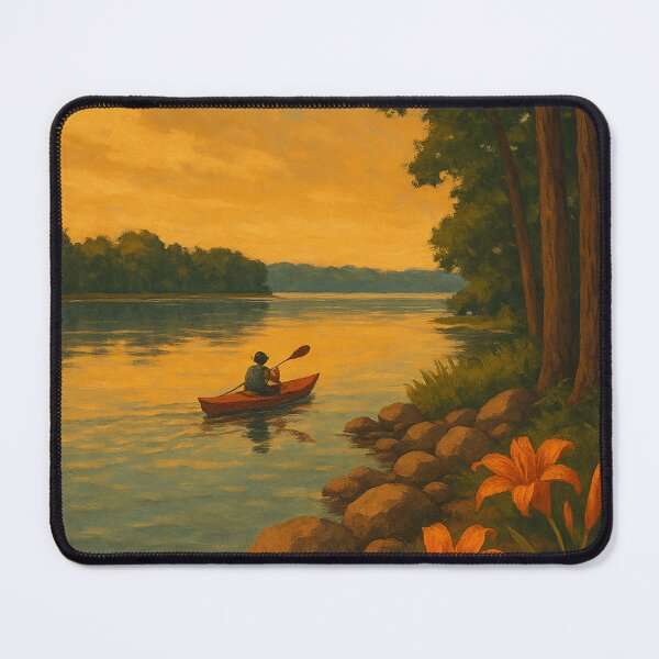 Item preview, Lake Kegonsa Sunset Paddle Scene designed and sold by Aryabek.