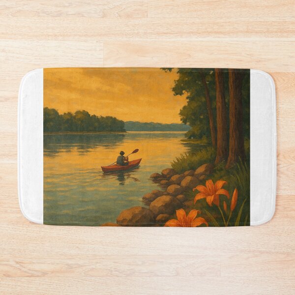 Item preview, Lake Kegonsa Sunset Paddle Scene designed and sold by Aryabek.