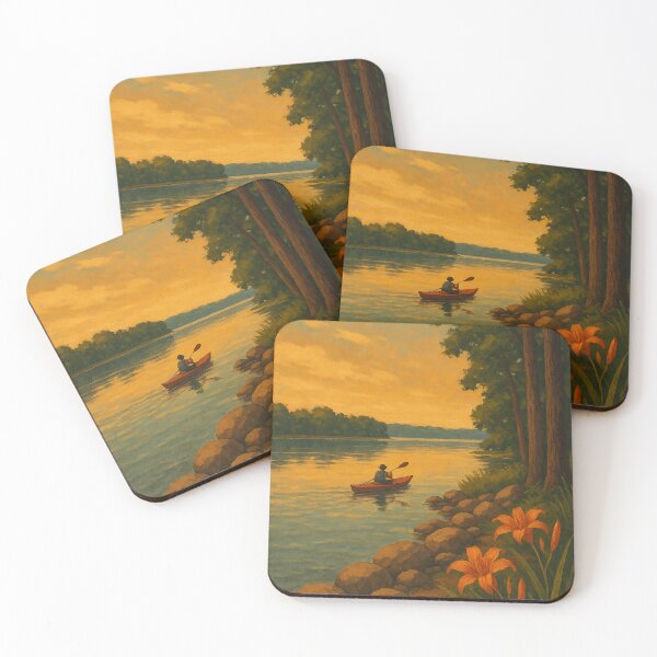 Item preview, Lake Kegonsa Sunset Paddle Scene designed and sold by Aryabek.