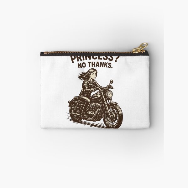 Item preview, Princess? No Thanks Motorcyclist designed and sold by LuminOrb.