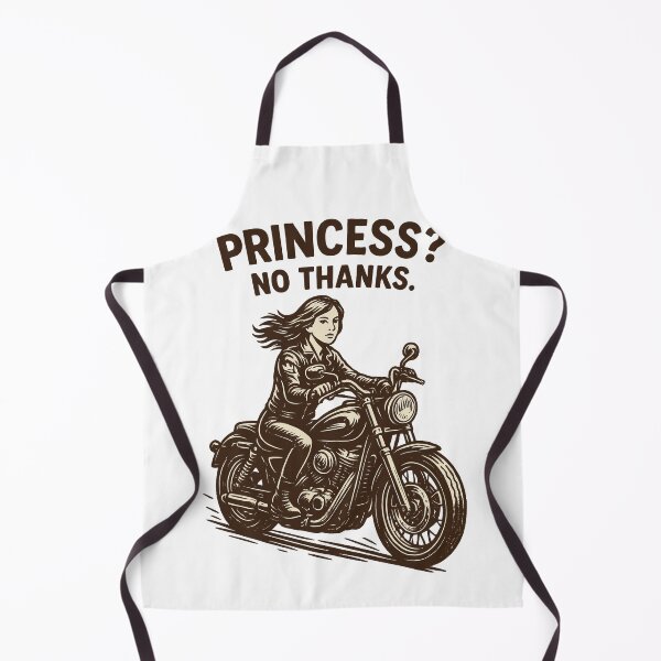 Item preview, Princess? No Thanks Motorcyclist designed and sold by LuminOrb.